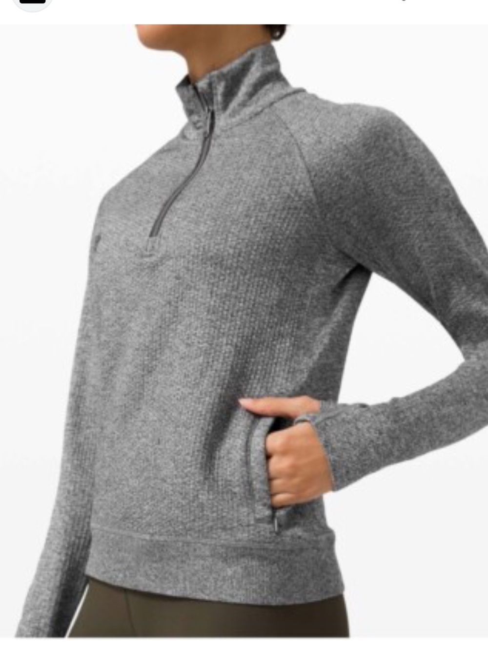 NWOT Lululemon Engineered Warmth Quarter-Zip Pullover